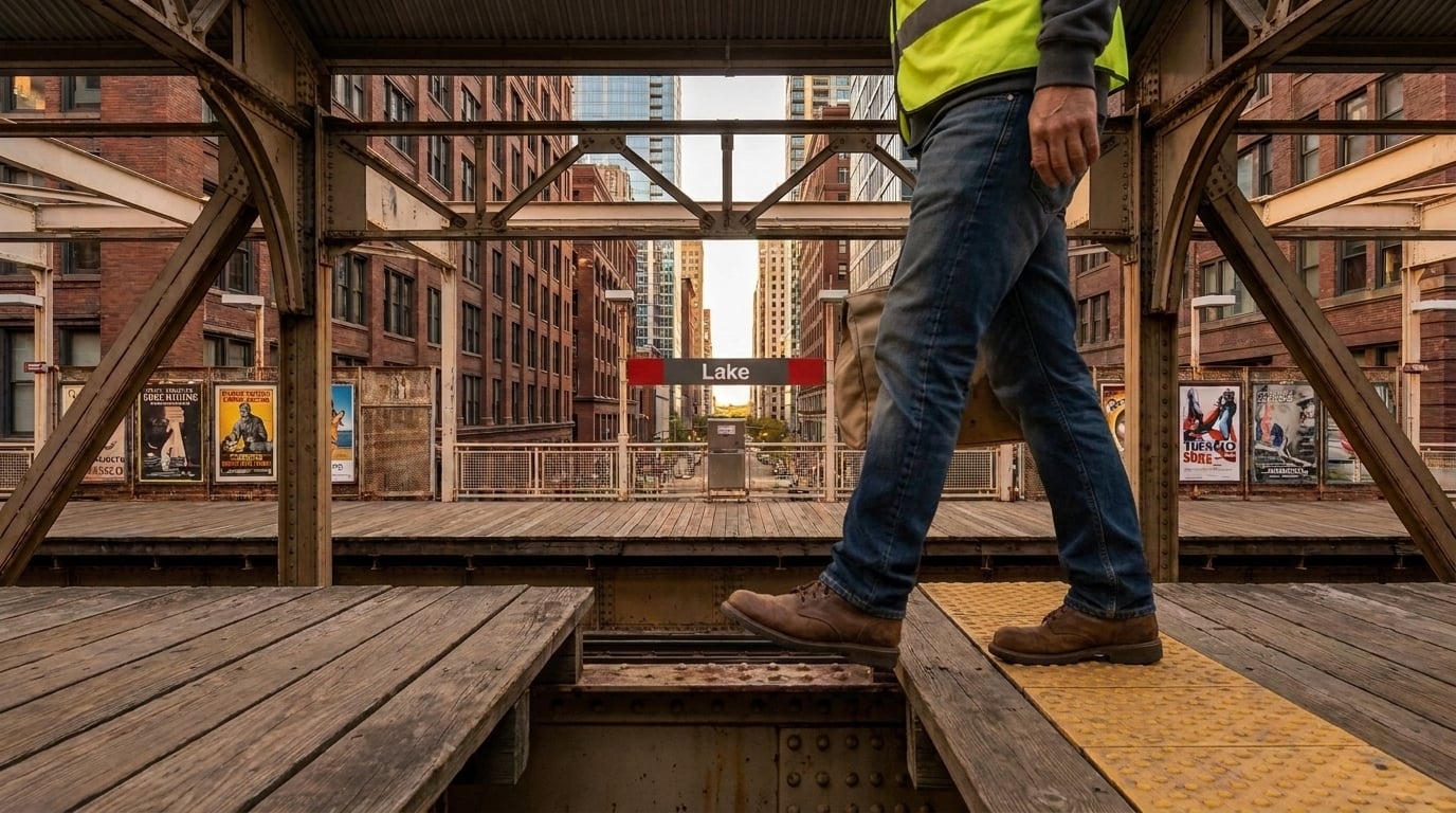 Elevated Train Platform Hole