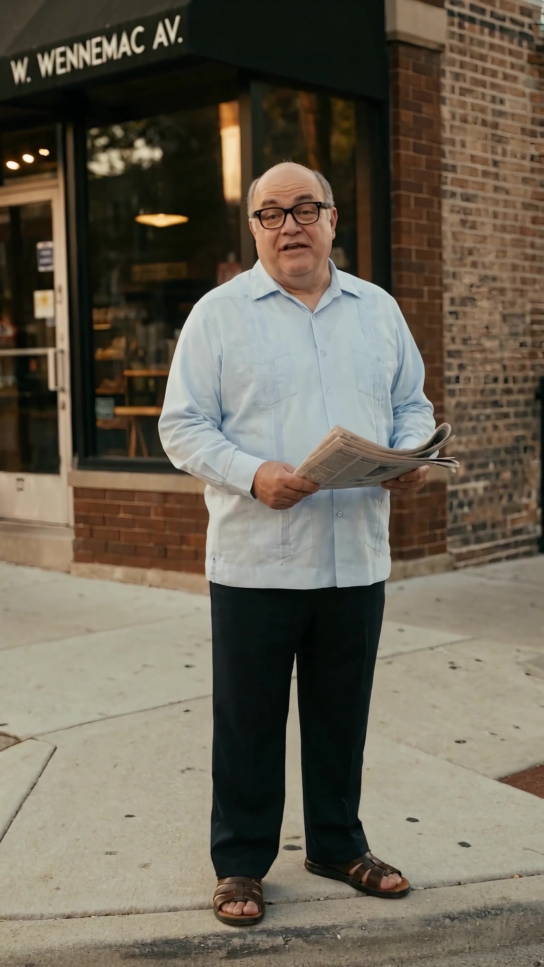 Bystander on a Chicago corner after a hit-and-run - Ankin Law dramatization