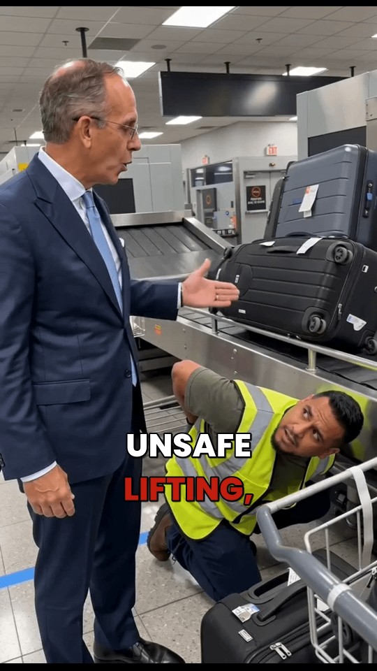 Overloaded bags causing unsafe lifting conditions