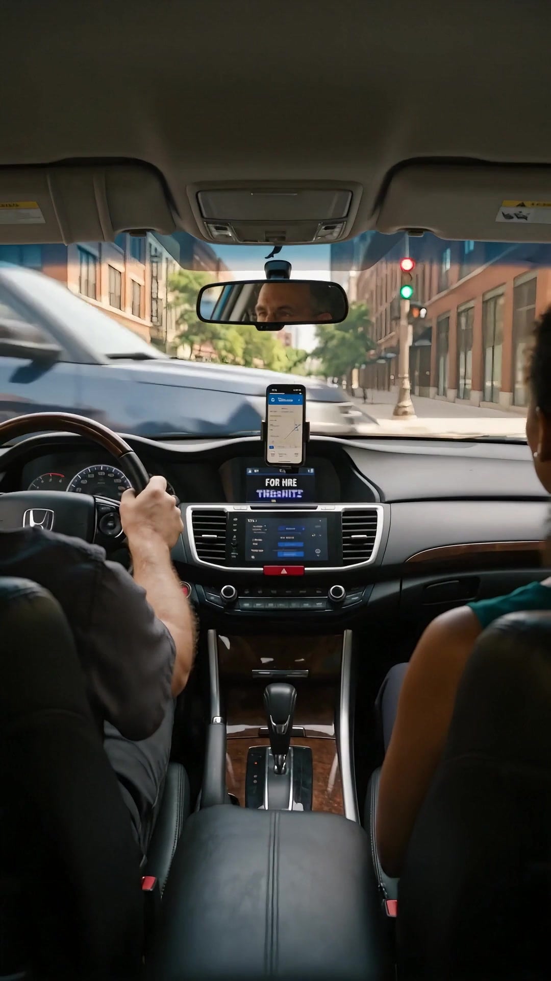 Another car running a light into a for-hire rideshare in Chicago - Ankin Law dramatization