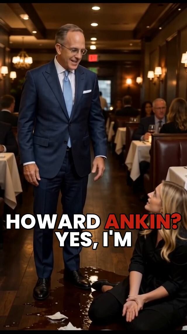 Howard Ankin speaking with an injured restaurant server - Ankin Law